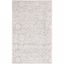 Gray and Ivory Hand-Tufted Wool Floral Area Rug