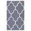 Dark Grey and Ivory Hand-Tufted Wool Area Rug, 3' x 5'