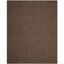 Brown Handwoven Jute Reversible Area Rug, 8' x 10'