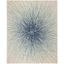 Evoke 11' x 15' Royal Ivory Abstract Sunburst Area Rug