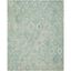 Coastal Breeze Ivory and Sea Blue Hand-Tufted Wool Round Rug