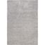 Silver Rectangular Shag Area Rug 12x18 Feet