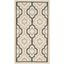 Geometric Beige and Gray Indoor/Outdoor Area Rug