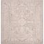 Beige and Cream Hand-knotted Floral Rectangular Area Rug