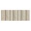 Asher Natural Hand-Woven Textured Striped Bath Rug