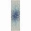 Royal Ivory Abstract Burst Runner Rug 2'2" x 7'