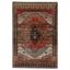 Multicolor Medallion Synthetic Indoor/Outdoor Area Rug