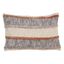 16"x24" Multicolor Cotton Horizontal Striped Throw Pillow