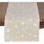 Natural Beige Snowflake Christmas Table Runner