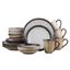 Stone Lain Lucy Beige Porcelain 16-Piece Dinnerware Set