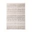 Elegant Geometric Gray Synthetic 6'6" x 9' Area Rug