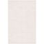 Ivory Hand-Tufted Wool Reversible Area Rug, 5' x 8'