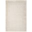 Ivory Hand-Knotted Wool and Cotton 2' x 3' Area Rug