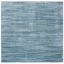 Elysian Bliss 79" Square Hand-Knotted Wool-Blend Rug in Blue/Grey