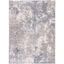 Abstract Harmony Hand-Knotted Light Grey Area Rug