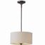 Bongo 2-Light Oil Rubbed Bronze Drum Pendant