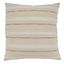 Natural Woven Stripe Cotton Throw Pillow Cover