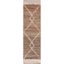 Ivory Geometric Handmade Jute Braided Rug - 2' 3" x 8'