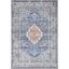 Fulton Blue Rectangular Persian Medallion Area Rug 5' x 7'