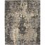 Loom-Woven Luxe Majestic Black Wool Blend 8' x 10' Area Rug