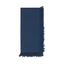 Navy Blue Fringed Cotton Table Napkins, Set of 4