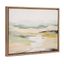 Gold Beaded Frame Abstract Landscape Canvas Wall Art, 18x24