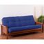 Royal Blue 8-Inch Twill Full-Size Futon Mattress