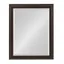 Aldridge Bronze Rectangular Wall Mirror with Beaded Frame