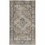 Elysian Beige & Grey Synthetic 26" Round Area Rug