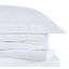 Twin XL White Cotton Percale Solid Sheet Set