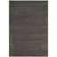 Charcoal Hand-Knotted Wool Rectangular Area Rug 4' x 6'