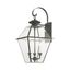 Charleston Charm Charcoal Brass 3-Light Outdoor Lantern