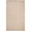 Casual Elegance Braided Tan Synthetic 3' x 5' Indoor/Outdoor Rug