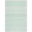 Beige/Green Non-Slip Rectangular Synthetic Easy Care Area Rug