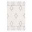 Ivory and Gray Hand-Tufted Wool Shag Rug 6' x 9'