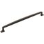 Black Bronze 18-Inch Modern Appliance Pull with Mounting Hardware