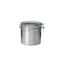 Jumbo Stainless Steel Clear Kitchen Canister with Airtight Lid