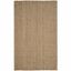 Natural Jute Hand-Woven Rectangular Area Rug, 5' x 8'