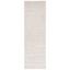 Ivory and Gold Geometric Runner Rug, 2'6" x 8'