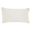 Ivory Textured Woven Diamond Cotton Throw Pillow