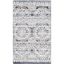 Gray and Ivory Hand-Tufted Wool Area Rug, 3' x 5'