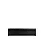 Black MDF Rectangular TV Stand with Cabinet