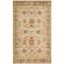 Antiquity 5' x 8' Gray Beige Wool Floral Area Rug