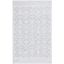 Gray Rectangular Tufted Wool and Synthetic Area Rug