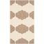 Beige and Brown Geometric Flat Woven Indoor/Outdoor Rug