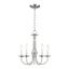 Brushed Nickel 5-Light Traditional Steel Chandelier