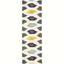 Ivory and Multicolor Wool Flat Woven Runner Rug