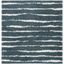 Venus Boho-Chic Dark Grey Plush Shag Square Rug - 5'3"