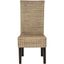 Arjun Natural Rattan Parsons Dining Chair Set