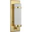 Hartwick Satin Brass Dimmable Wall Sconce with Etched Opal Glass